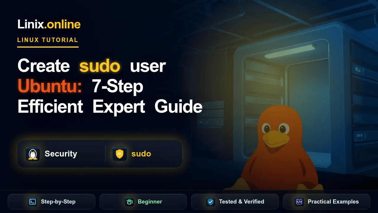 Create sudo user Ubuntu tutorial