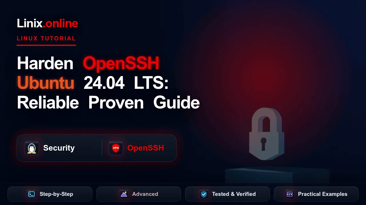 Harden OpenSSH Ubuntu tutorial