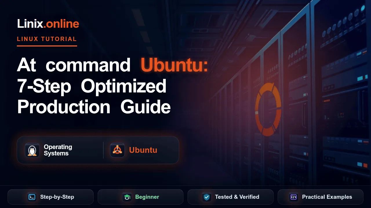At command Ubuntu tutorial