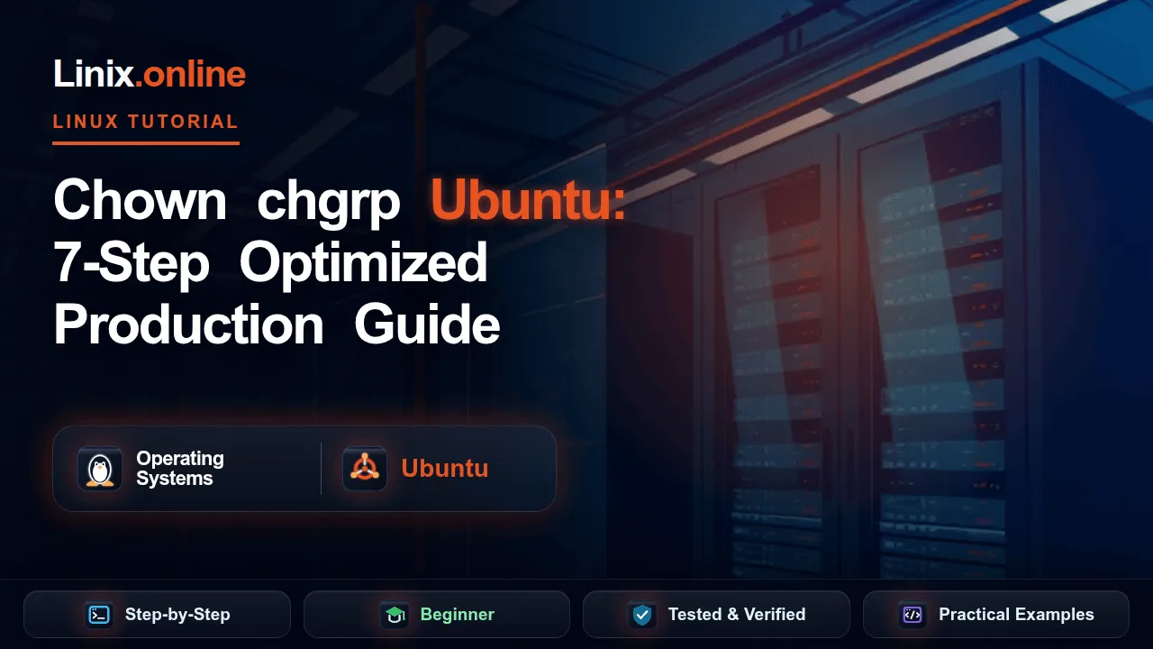 Chown chgrp Ubuntu tutorial