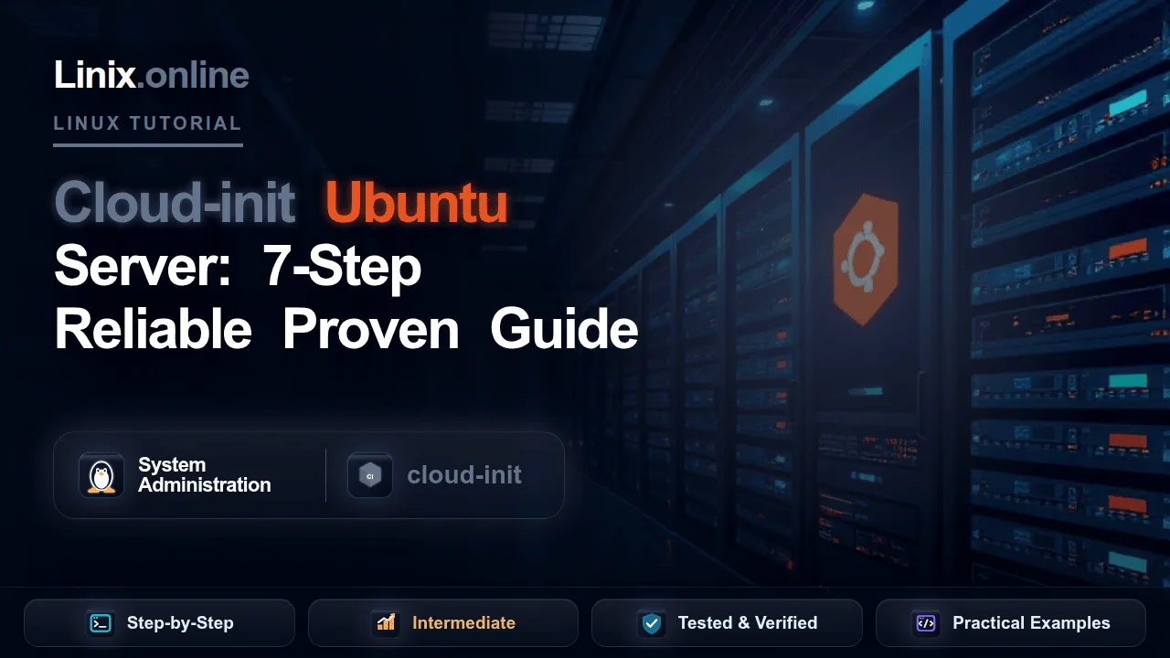 Cloud-init Ubuntu Server tutorial