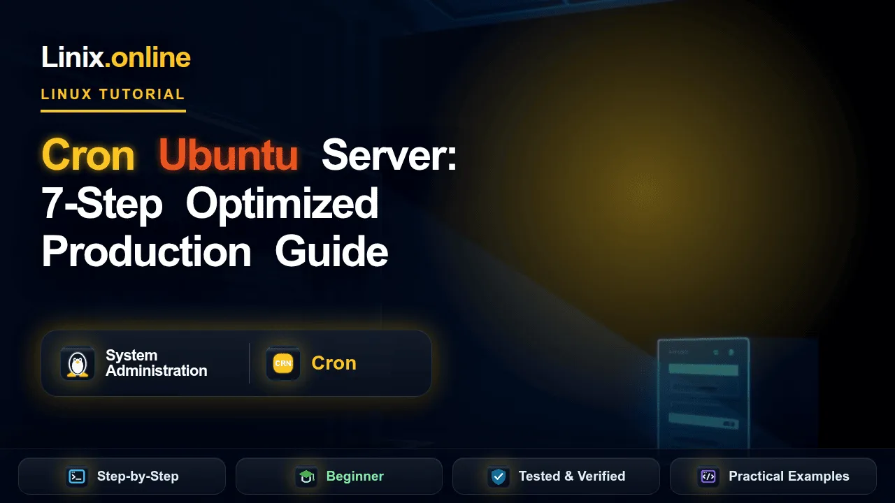 Cron Ubuntu Server tutorial