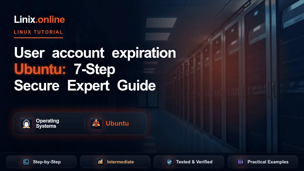 User account expiration Ubuntu tutorial